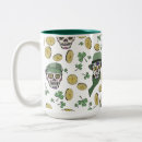 Search for sugar skull mugs St patrick's day