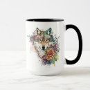 Search for watercolor wolf mugs Nature