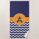 Search for orange beach towels Monogrammed