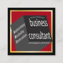 Search for thinking business cards Black