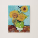 Search for vincent van gogh sunflowers puzzles Vase