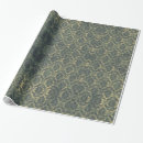 Search for bronze wrapping paper Damask