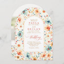 Search for terracotta and navy wedding invitations Floral