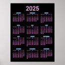 Search for yearly calendar posters 2025