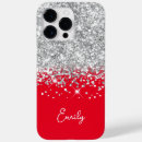 Search for red and silver iphone cases Girly