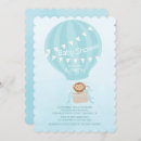Search for hot air balloon baby boy shower invitations Unique