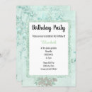 Search for mint green birthday invitations Elegant