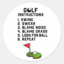 Search for golf hole stickers Golfer