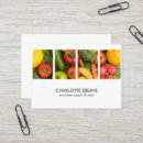 Search for food service business cards Nutritionist