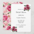 Search for red roses bridal shower invitations Flowers