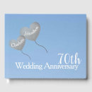 Search for anniversary guest books Blue