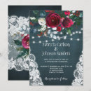 Search for rustic christmas wedding invitations Watercolor floral