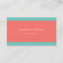 Search for coral business cards Salon