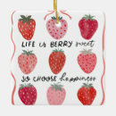 Search for strawberry christmas tree decorations Cute
