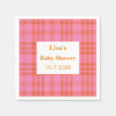 Search for gingham napkins Orange