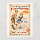 Search for vintage skating postcards Antique