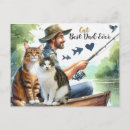 Search for happy fishing postcards Cute