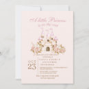 Search for gold princess baby shower invitations Baby girl