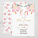 Search for floral twins baby shower invitations Pink