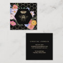Search for queen bee business cards Black