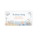 Search for whale birthday return address labels Under the sea