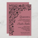 Search for black rose gold quinceanera invitations Princess