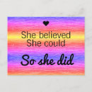 Search for believe postcards Rainbow