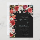 Search for red rose black and white invitations Flowers