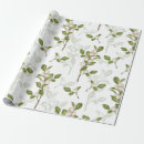 Search for mistletoe wrapping paper Watercolor
