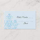 Search for damask place cards Blue