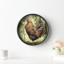 Search for rooster clocks Rustic