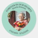 Search for forever in our hearts stickers In loving memory