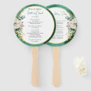 Search for green gold wedding programmes Wreath