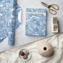 Search for blue paisley wrapping paper White