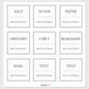 Search for spice jar labels Simple