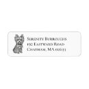 Search for yorkie puppy return address labels Yorkies