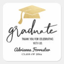 Search for gold foil graduation stickers Typography