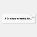 Search for memory bumper stickers Dementia