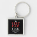 Search for red white black key rings Father