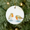 Search for red robin christmas tree decorations Wildlife
