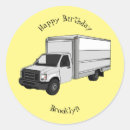 Search for box truck stickers For kids