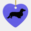 Search for long haired dachshund christmas tree decorations Wiener