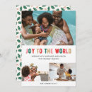 Search for joy to the world photo christmas cards Collage