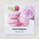 Search for macaron business cards Macaroon