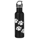 Search for paw print water bottles Animal lover