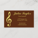 Search for music teacher business cards Singer