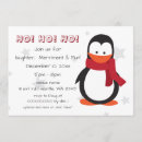 Search for fun penguins invitations Winter