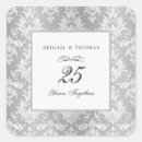Search for 25th silver wedding stickers 25 years