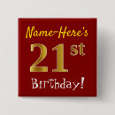 Search for 21 party badges 21 years old