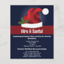 Search for santas flyers Santa for hire